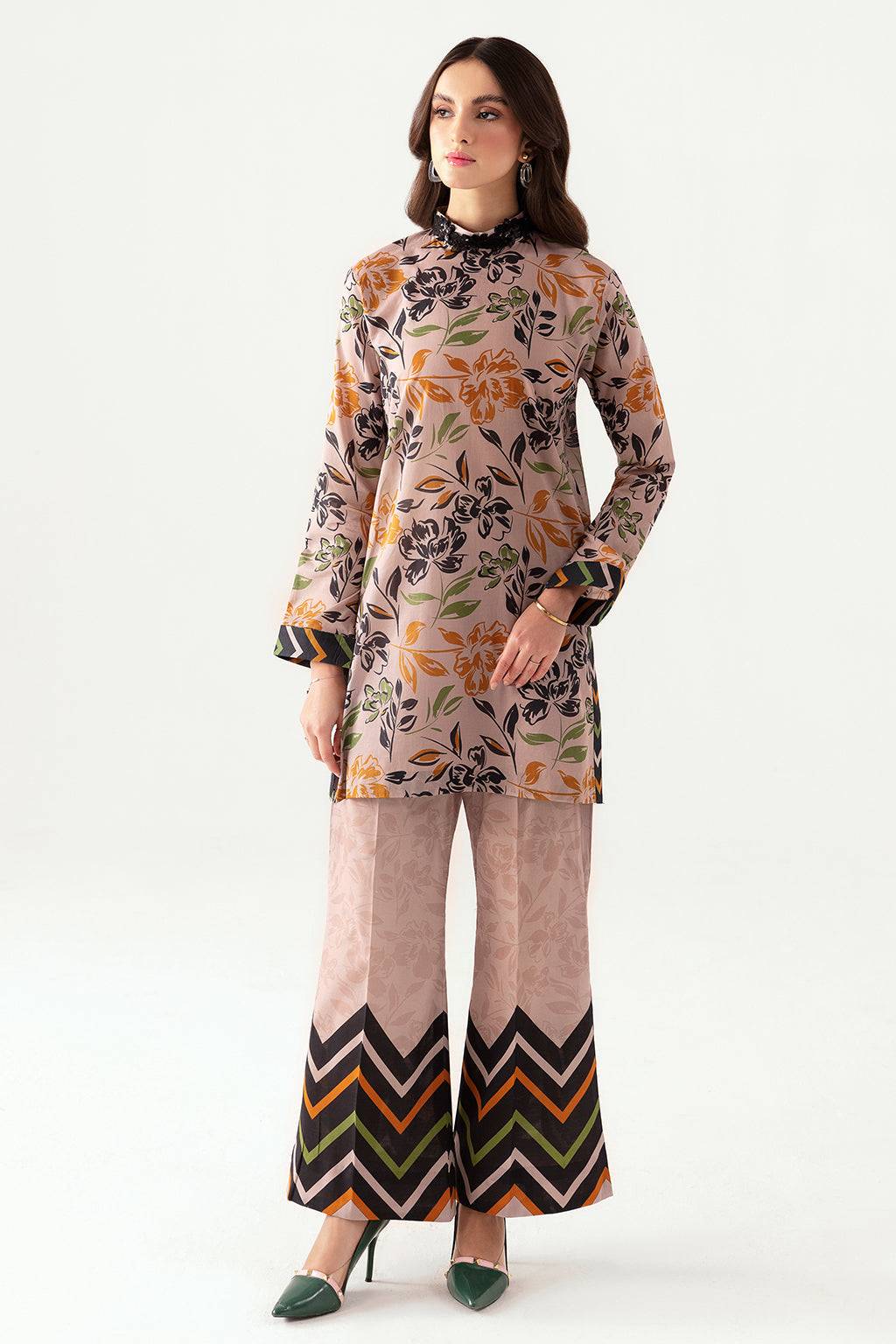 Ramsha | Pinted Lawn | RP-106 - Pakistani Designer Dress - by Ramsha | Type: Casuals - 100% Original at Saira Sultan