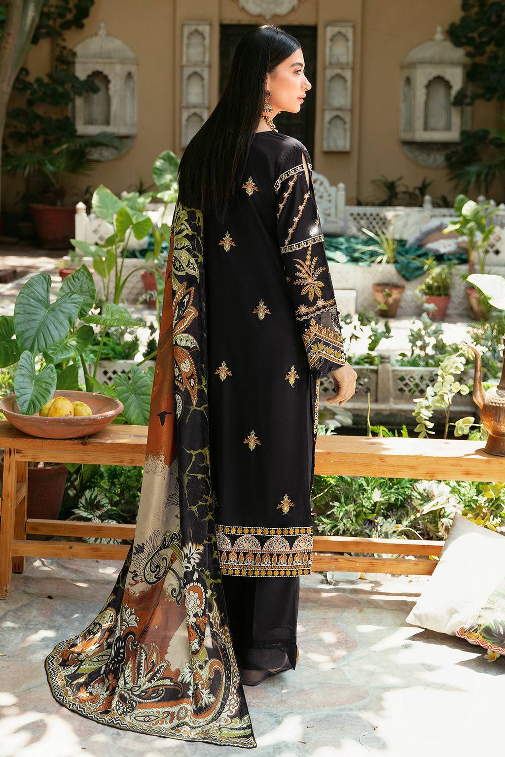 Ramsha | Luxury Lawn 24 | L-805 - Pakistani Designer Dress - by Ramsha | Type: Casuals - 100% Original at Saira Sultan
