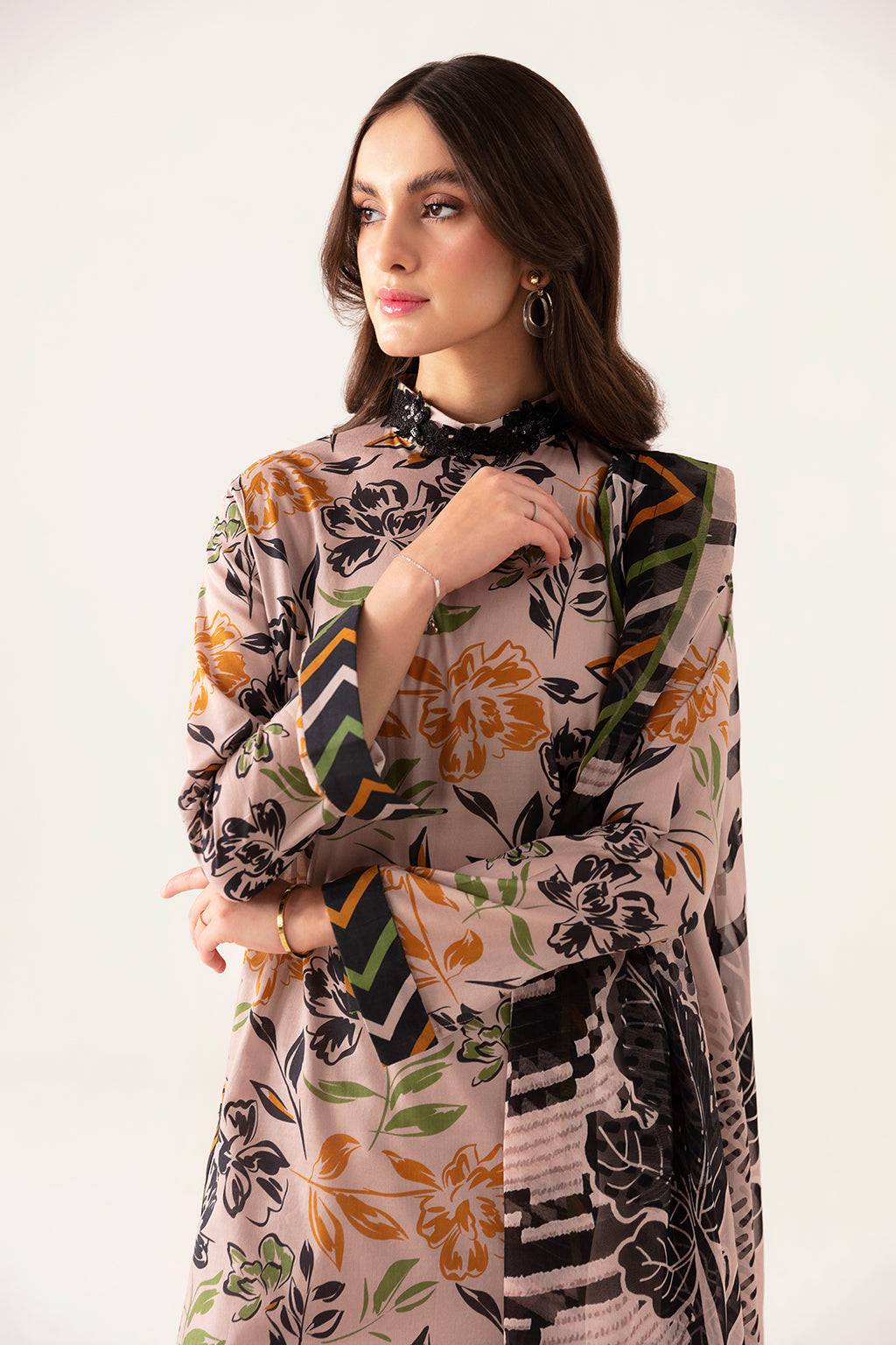 Ramsha | Pinted Lawn | RP-106 - Pakistani Designer Dress - by Ramsha | Type: Casuals - 100% Original at Saira Sultan