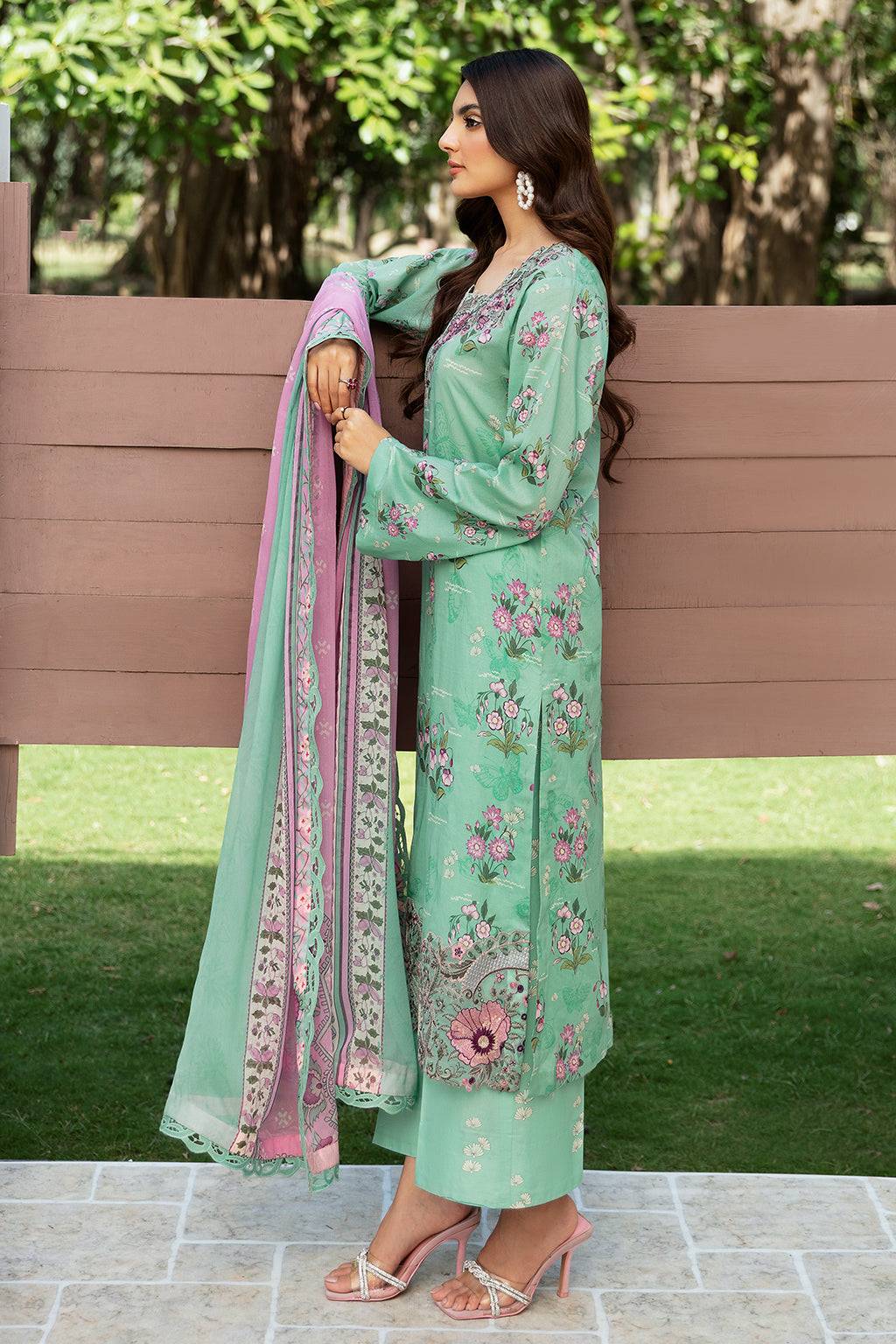 Ramsha | Rangrez Lawn Collection | N-510 - Pakistani Designer Dress - by Ramsha | Type: Luxury - 100% Original at Saira Sultan