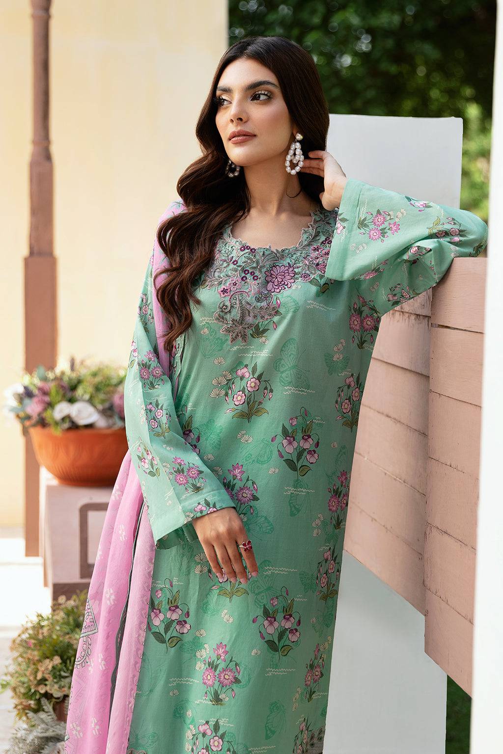 Ramsha | Rangrez Lawn Collection | N-510 - Pakistani Designer Dress - by Ramsha | Type: Luxury - 100% Original at Saira Sultan