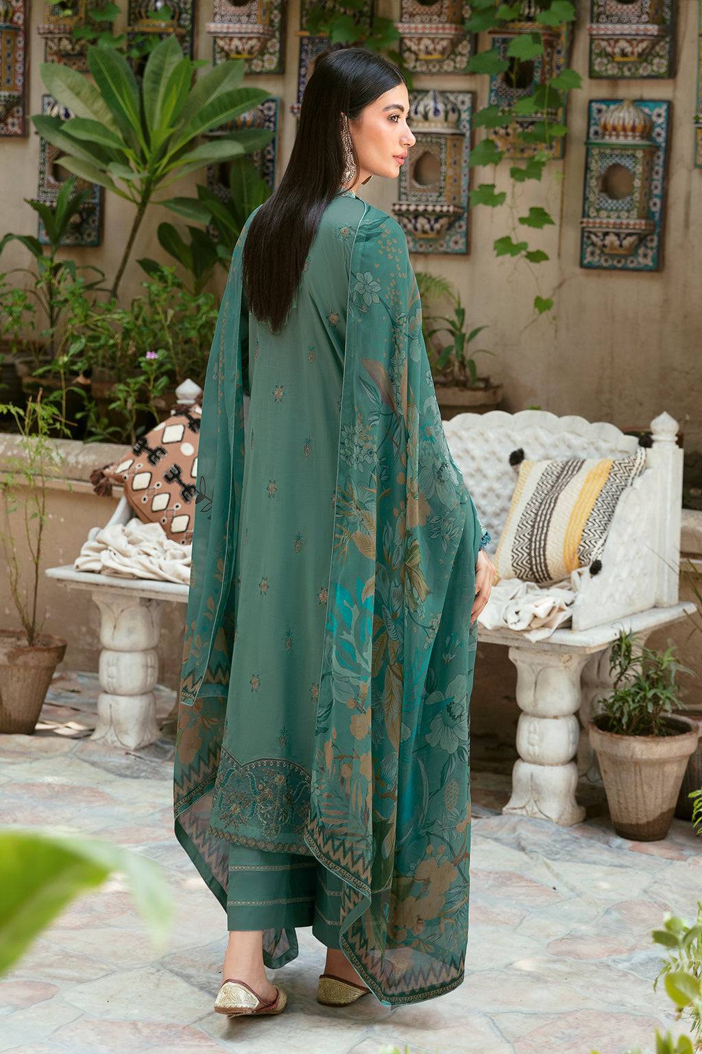 Ramsha | Luxury Lawn 24 | L-804 - Pakistani Designer Dress - by Ramsha | Type: Casuals - 100% Original at Saira Sultan