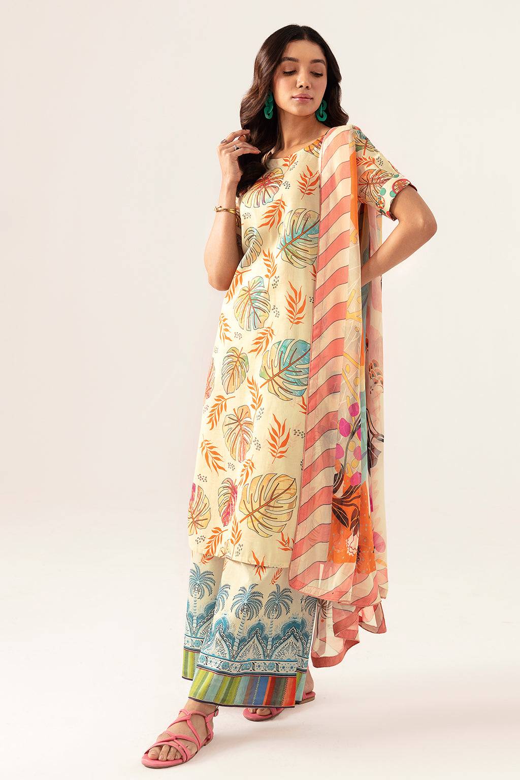 Ramsha | Pinted Lawn | RP-107 - Pakistani Designer Dress - by Ramsha | Type: Casuals - 100% Original at Saira Sultan