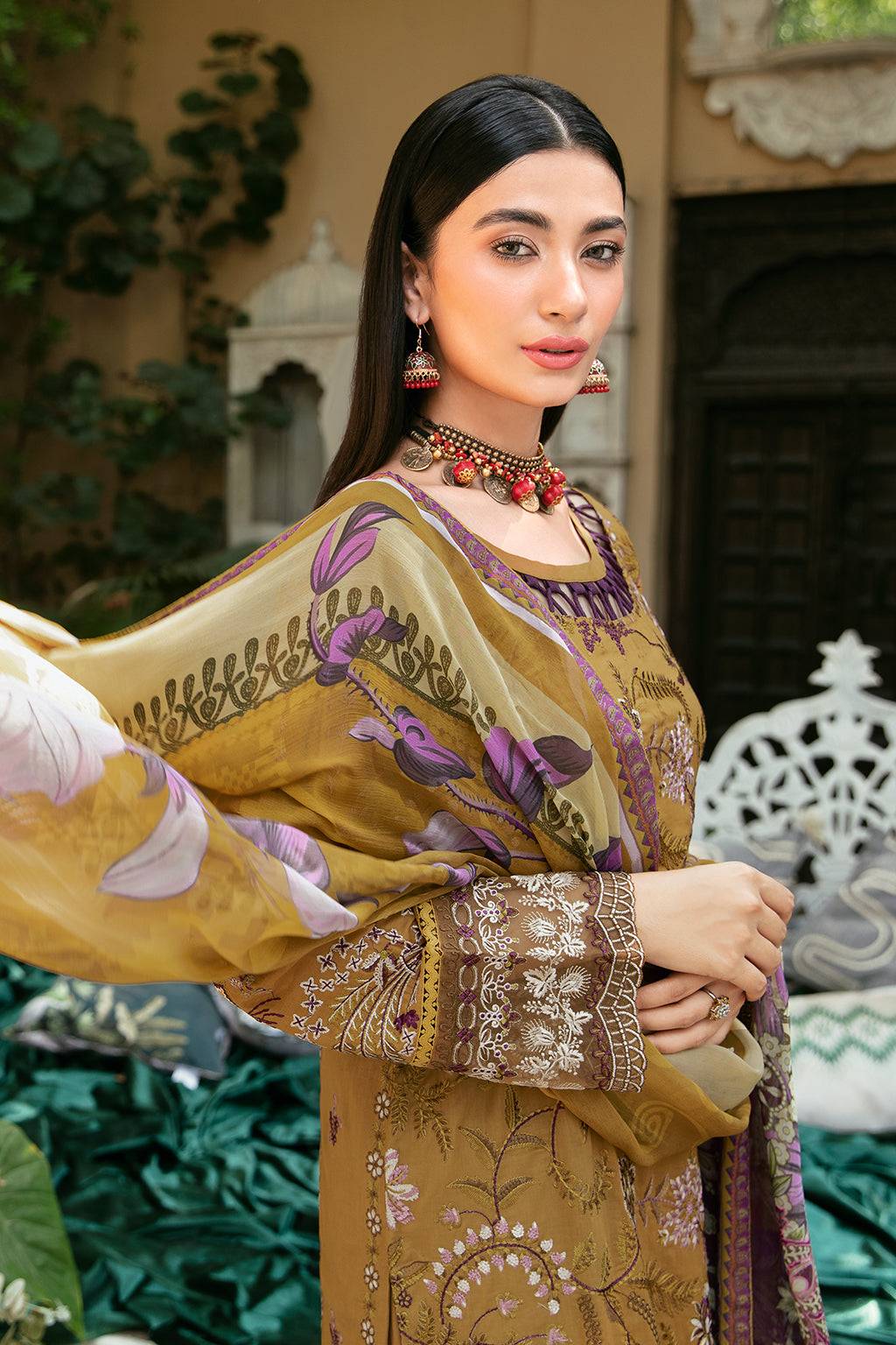Ramsha | Luxury Lawn 24 | L-808 - Pakistani Designer Dress - by Ramsha | Type: Casuals - 100% Original at Saira Sultan