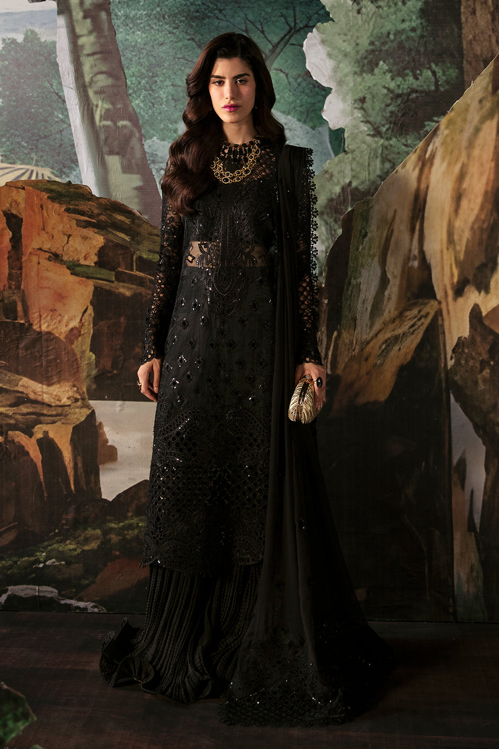 Afrozeh | La Fuchsia Festive 24 | Camilla - Pakistani Designer Dress - by Afrozeh | Type: Formal - 100% Original at Saira Sultan