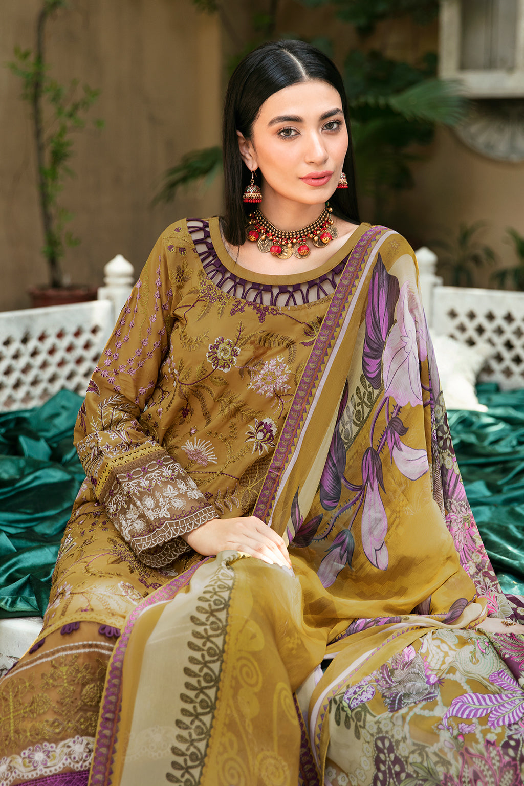 Ramsha | Luxury Lawn 24 | L-808 - Pakistani Designer Dress - by Ramsha | Type: Casuals - 100% Original at Saira Sultan