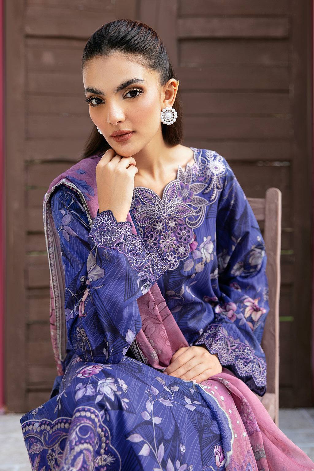 Ramsha | Rangrez Lawn Collection | N-509 - Pakistani Designer Dress - by Ramsha | Type: Luxury - 100% Original at Saira Sultan