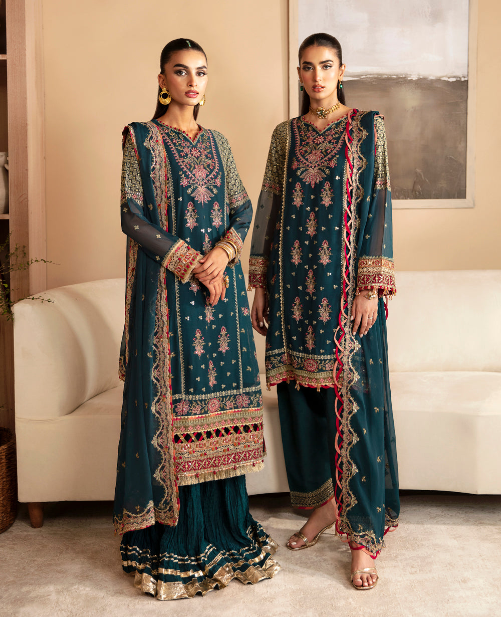 Xenia Formals | Raahi Luxury Formals | NEHMAT - Pakistani Designer Dress - by Xenia Formals | Type: Formal - 100% Original at Saira Sultan