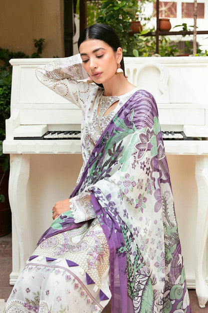 Ramsha | Luxury Lawn 24 | L-809 - Pakistani Designer Dress - by Ramsha | Type: Casuals - 100% Original at Saira Sultan