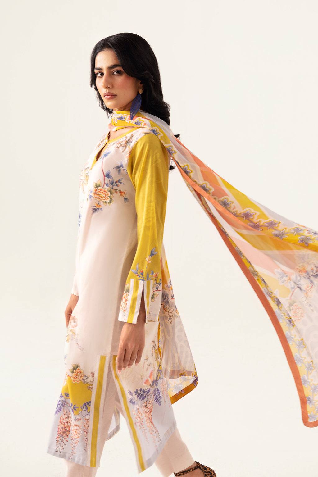 Ramsha | Pinted Lawn | RP-111 - Pakistani Designer Dress - by Ramsha | Type: Casuals - 100% Original at Saira Sultan