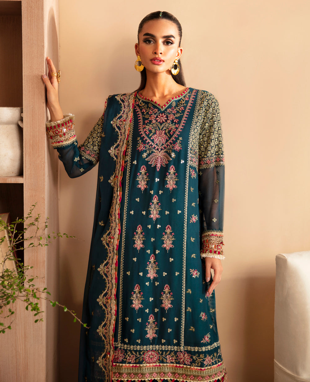 Xenia Formals | Raahi Luxury Formals | NEHMAT - Pakistani Designer Dress - by Xenia Formals | Type: Formal - 100% Original at Saira Sultan