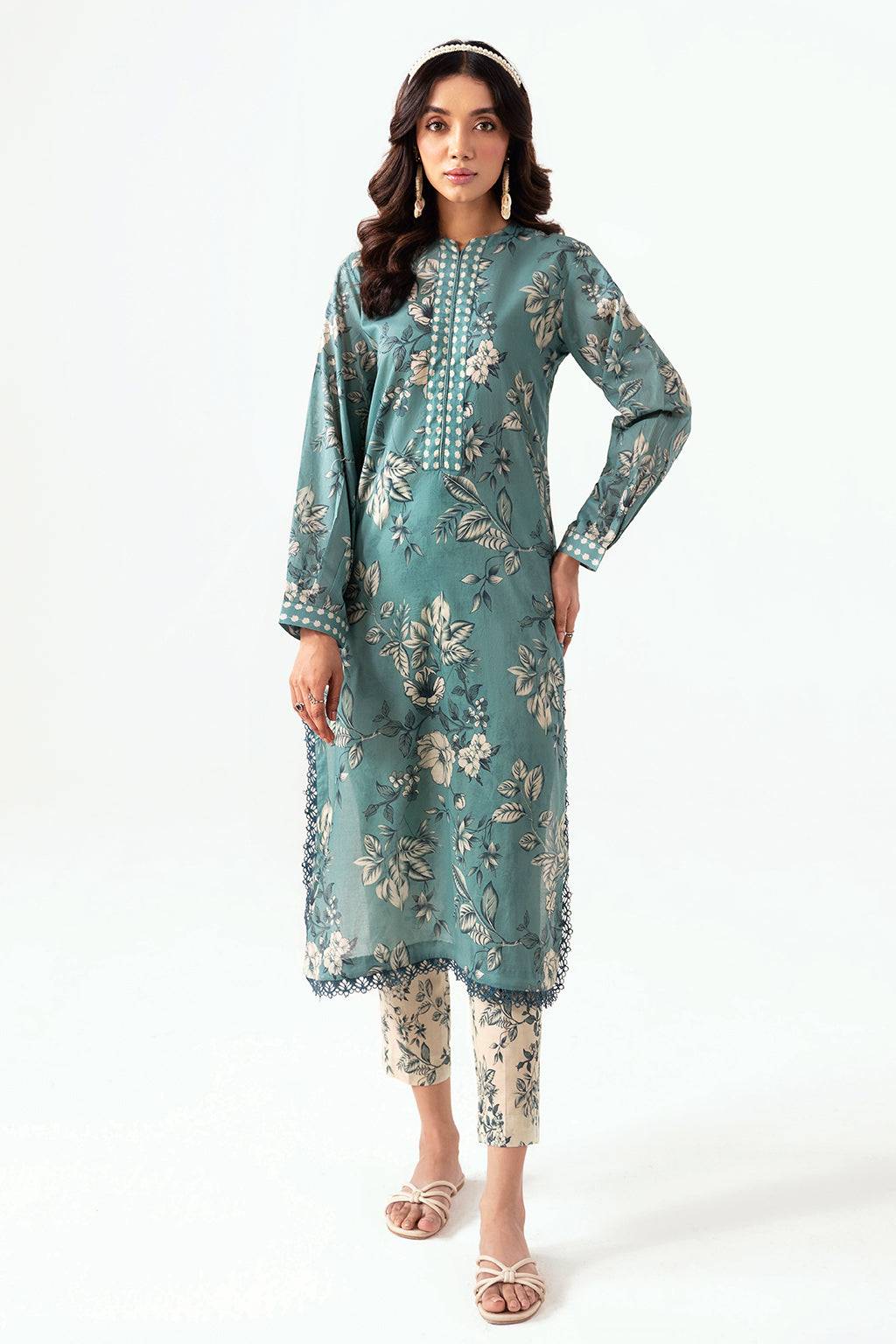 Ramsha | Pinted Lawn | RP-104 - Pakistani Designer Dress - by Ramsha | Type: Casuals - 100% Original at Saira Sultan