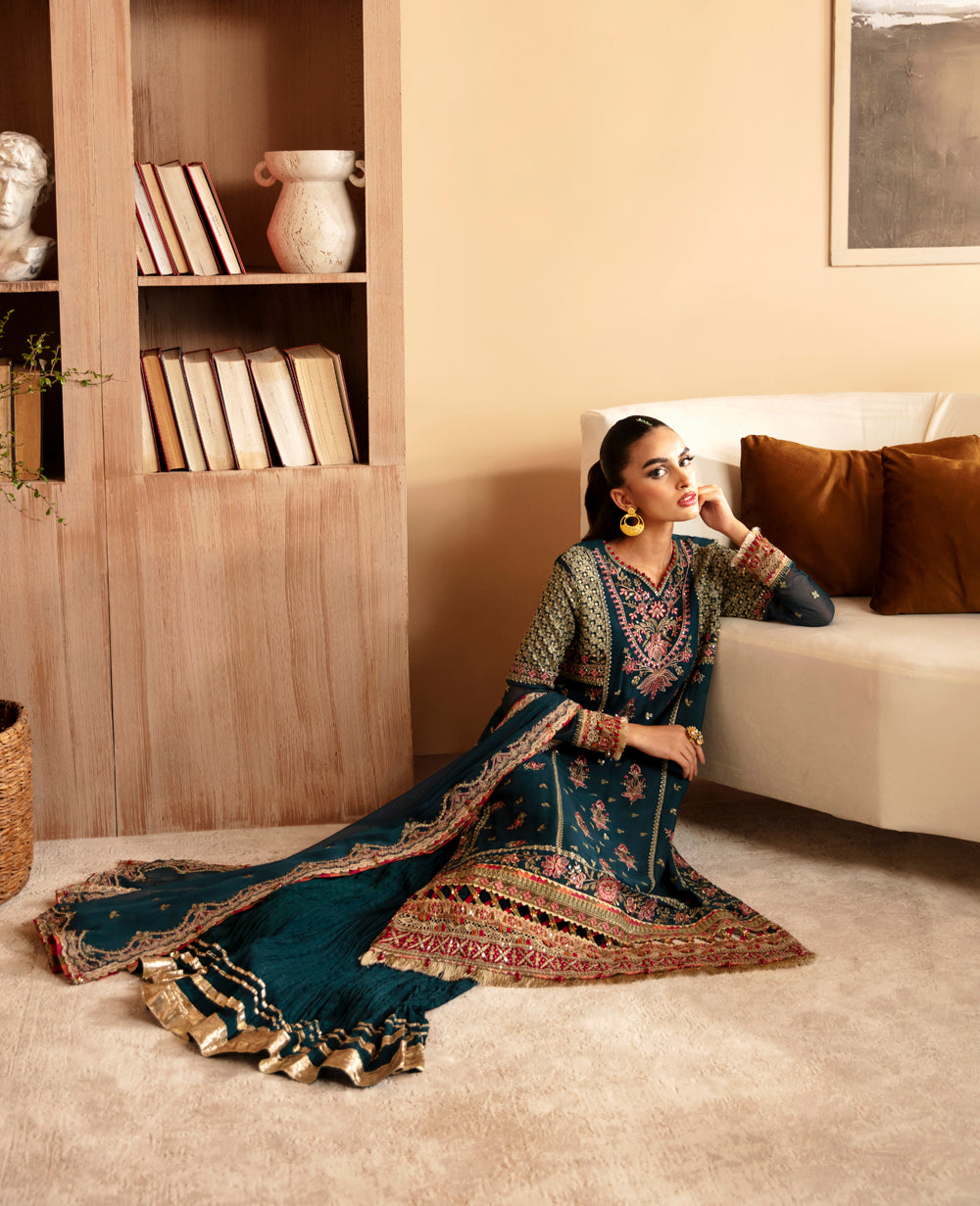 Xenia Formals | Raahi Luxury Formals | NEHMAT - Pakistani Designer Dress - by Xenia Formals | Type: Formal - 100% Original at Saira Sultan