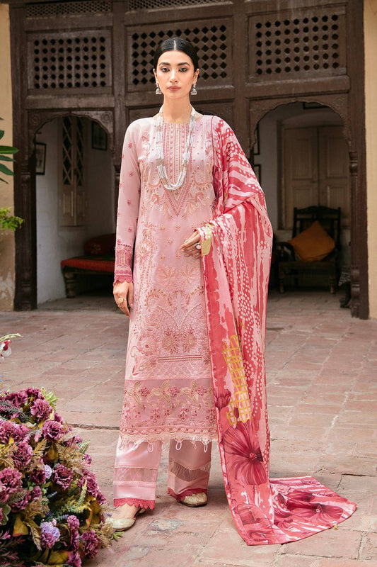Ramsha | Mashaal Luxury Lawn | L-806 - Pakistani Designer Dress - by Ramsha | Type: Luxury - 100% Original at Saira Sultan