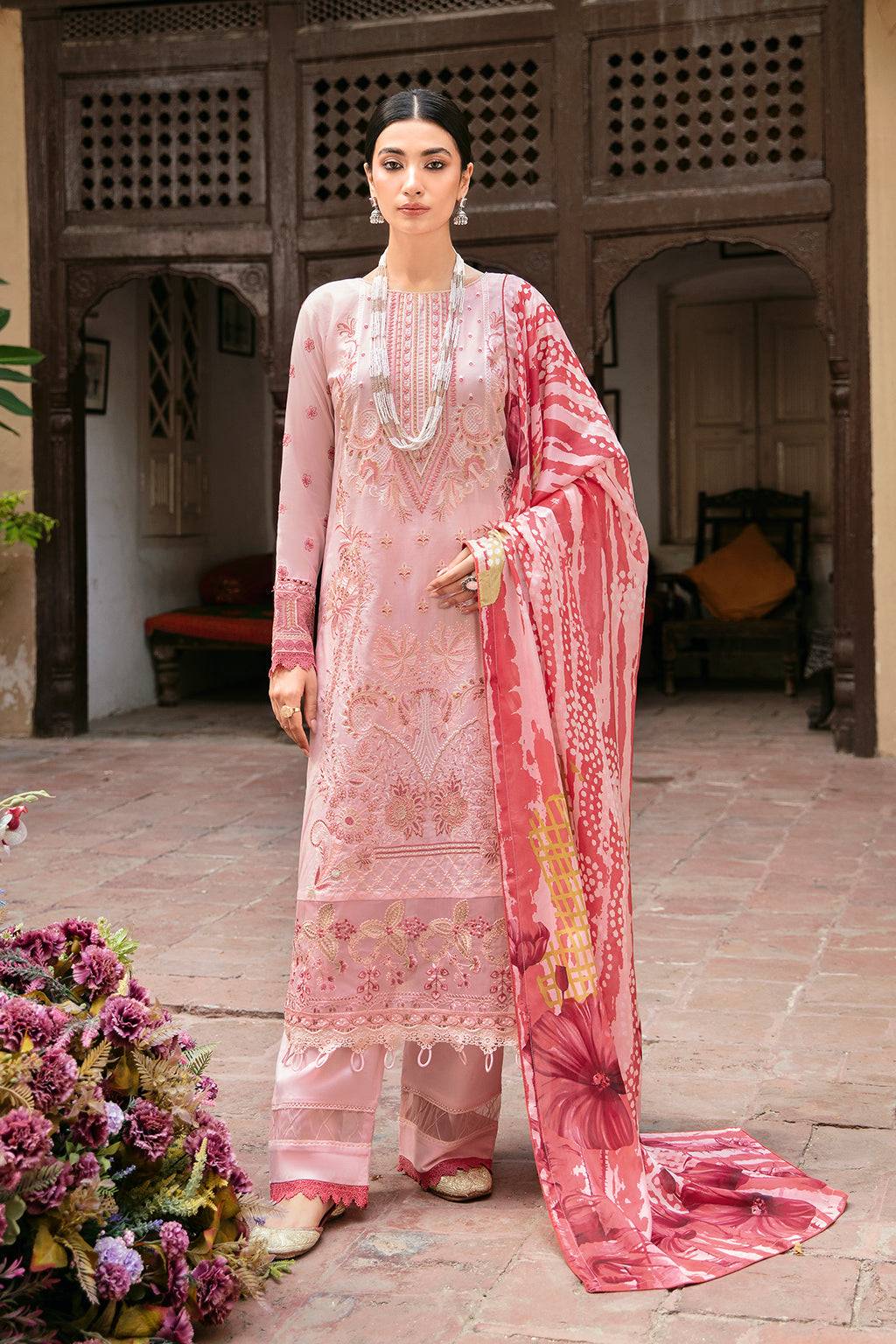 Ramsha | Luxury Lawn 24 | L-806 - Pakistani Designer Dress - by Ramsha | Type: Casuals - 100% Original at Saira Sultan