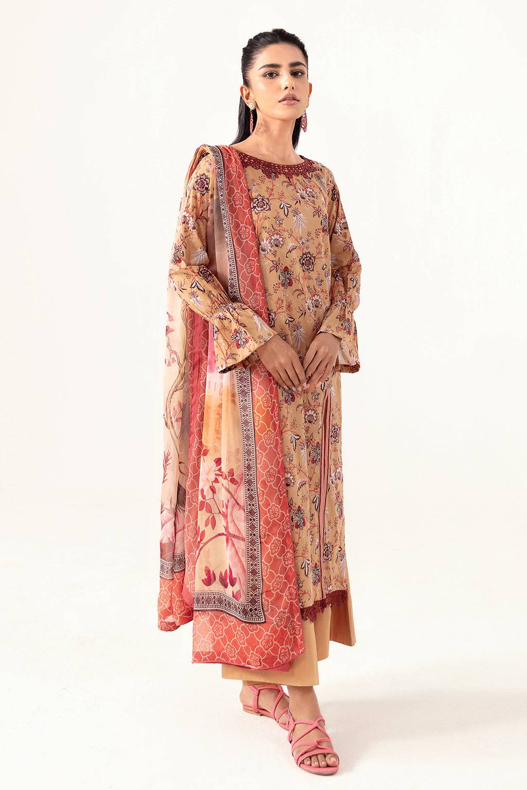 Ramsha | Pinted Lawn | RP-112 - Pakistani Designer Dress - by Ramsha | Type: Casuals - 100% Original at Saira Sultan