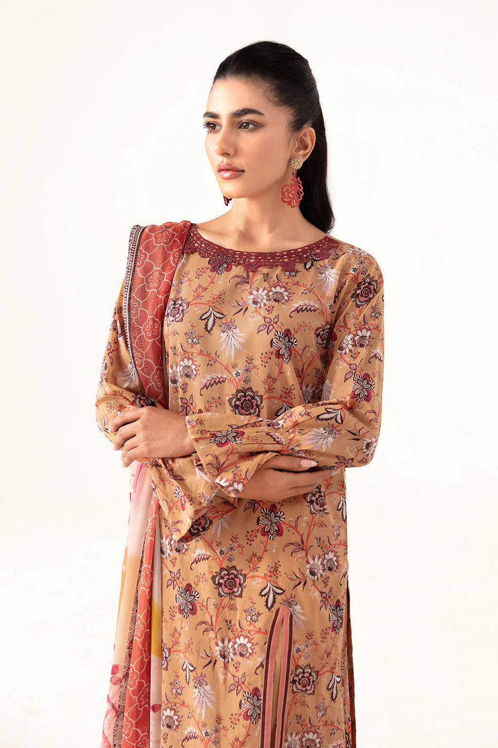 Ramsha | Pinted Lawn | RP-112 - Pakistani Designer Dress - by Ramsha | Type: Casuals - 100% Original at Saira Sultan