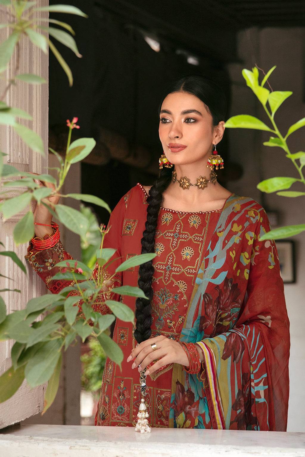 Ramsha | Luxury Lawn 24 | L-810 - Pakistani Designer Dress - by Ramsha | Type: Casuals - 100% Original at Saira Sultan