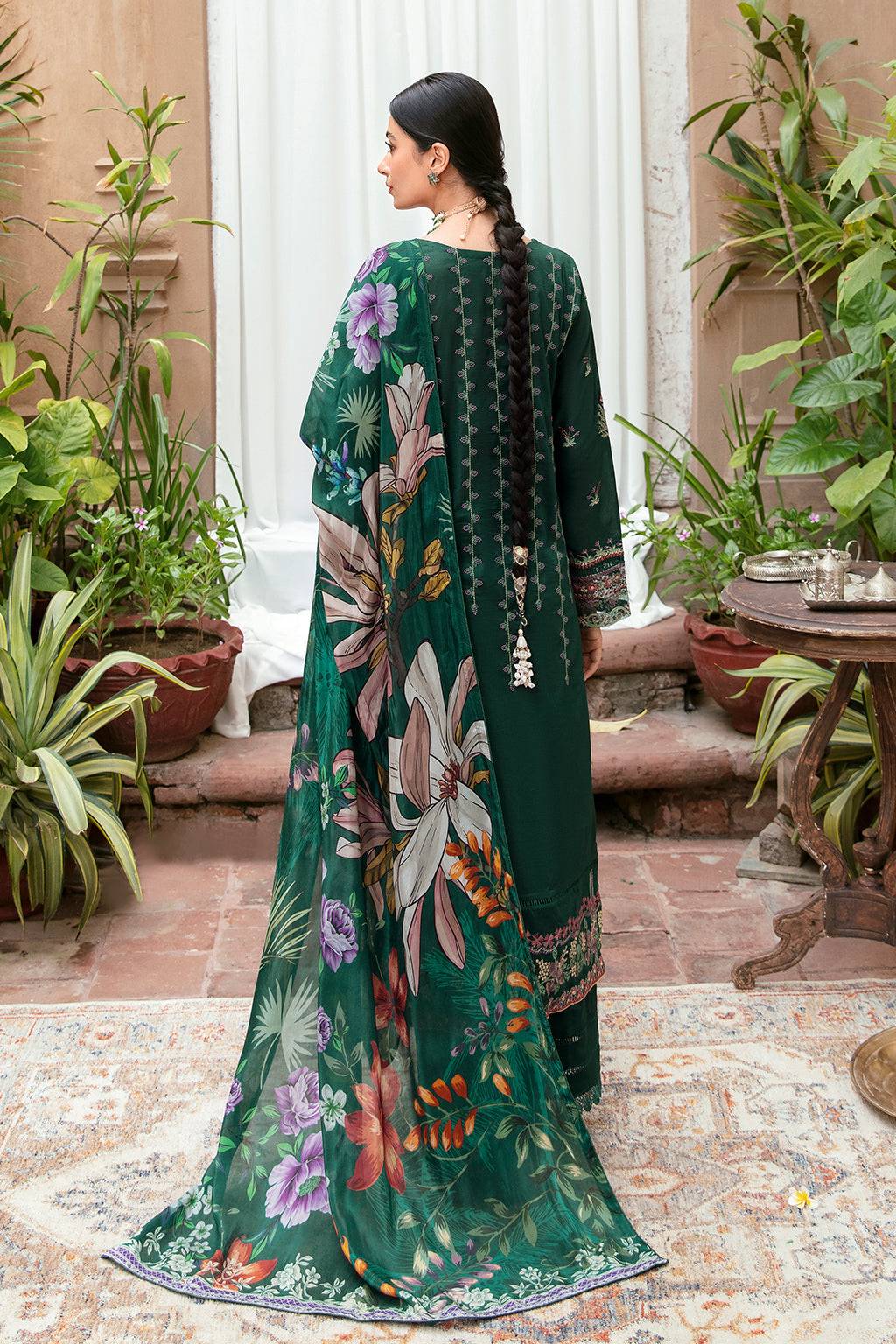 Ramsha | Luxury Lawn 24 | L-801 - Pakistani Designer Dress - by Ramsha | Type: Casuals - 100% Original at Saira Sultan