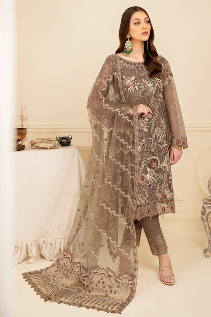 Ramsha | Minhal Organza Collection | M-710 - Pakistani Designer Dress - by Ramsha | Type: Formal - 100% Original at Saira Sultan