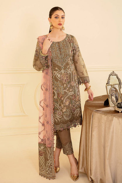 Ramsha | Minhal Organza Collection | M-705 - Pakistani Designer Dress - by Ramsha | Type: Formal - 100% Original at Saira Sultan