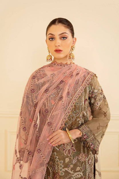 Ramsha | Minhal Organza Collection | M-705 - Pakistani Designer Dress - by Ramsha | Type: Formal - 100% Original at Saira Sultan