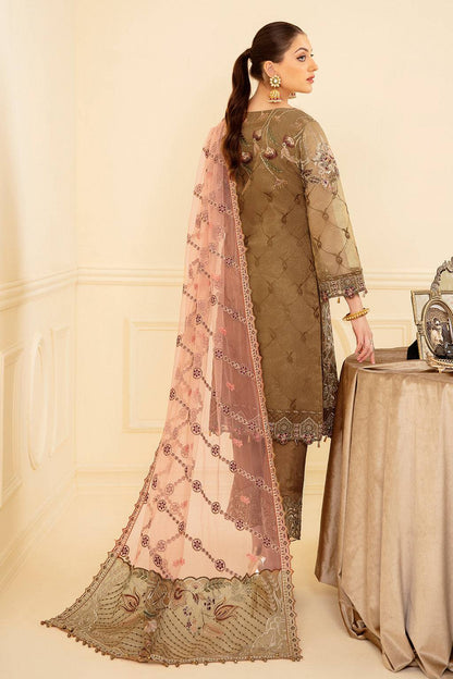 Ramsha | Minhal Organza Collection | M-705 - Pakistani Designer Dress - by Ramsha | Type: Formal - 100% Original at Saira Sultan