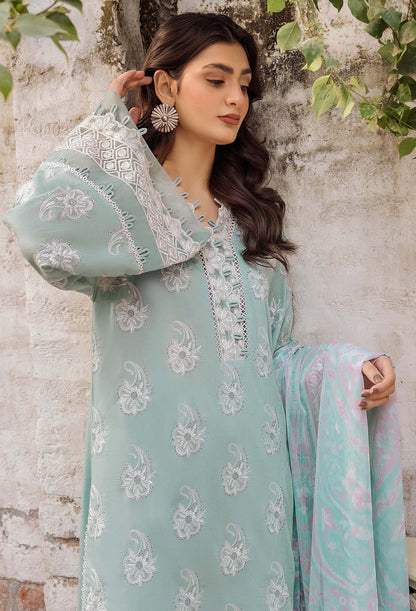 Adans Libas | Inara 25 | CHIKANKARI 4770 M Sea Green Lawn