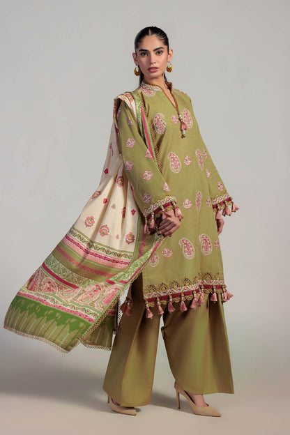 Bonanza Satrangi | Grandiose 3 Pc (1W24E3P023) Brown