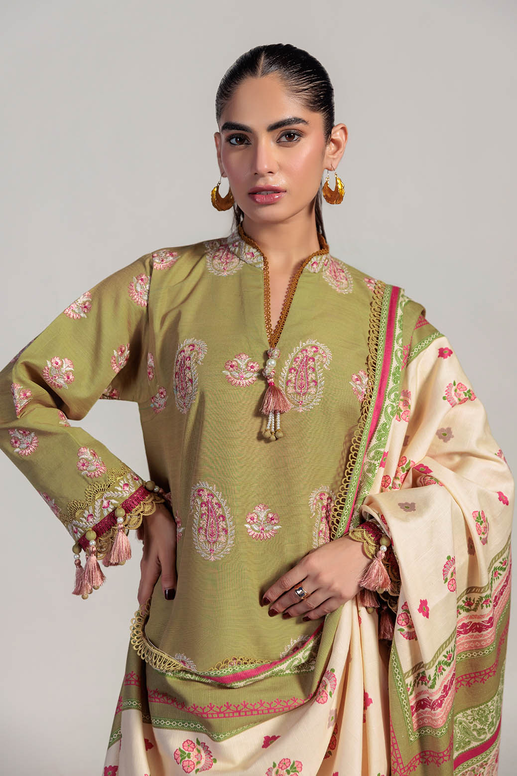 Bonanza Satrangi | Grandiose 3 Pc (1W24E3P023)