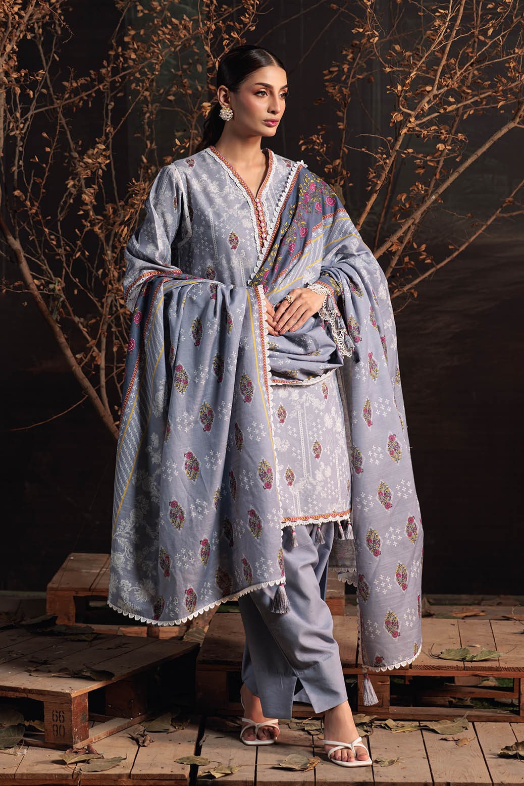 Bonanza Satrangi | Lilac Fantasy 3 Pc (1W24P3P098)