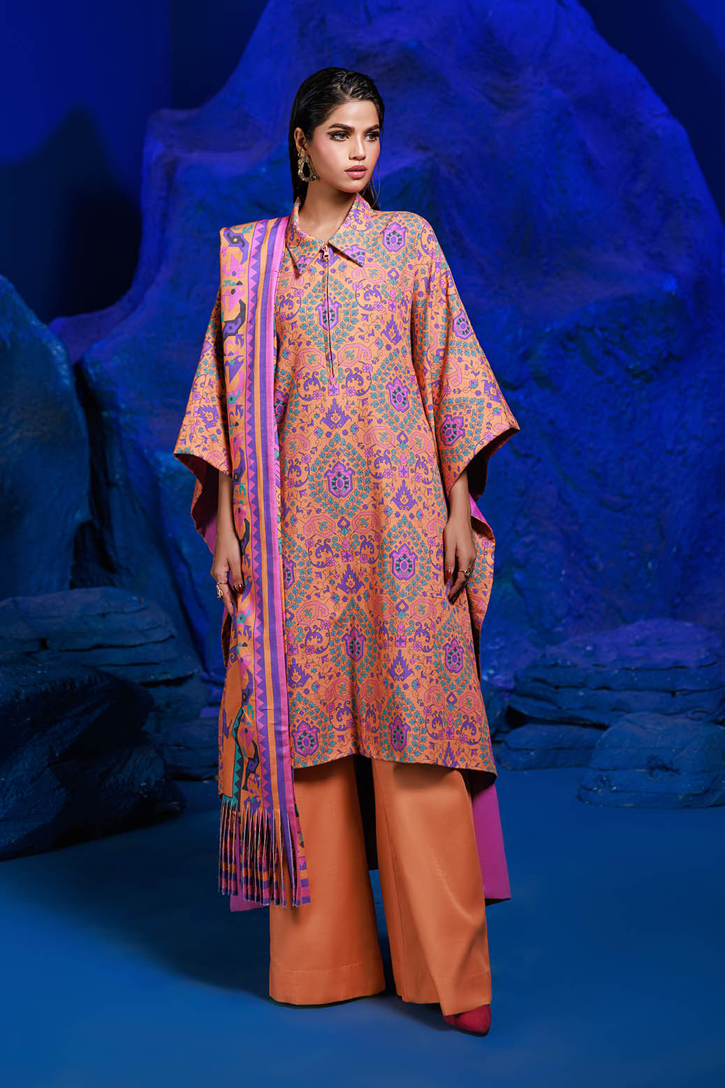 Bonanza Satrangi | Autumn Glory 3 Pc (1W24P3P248) Orange