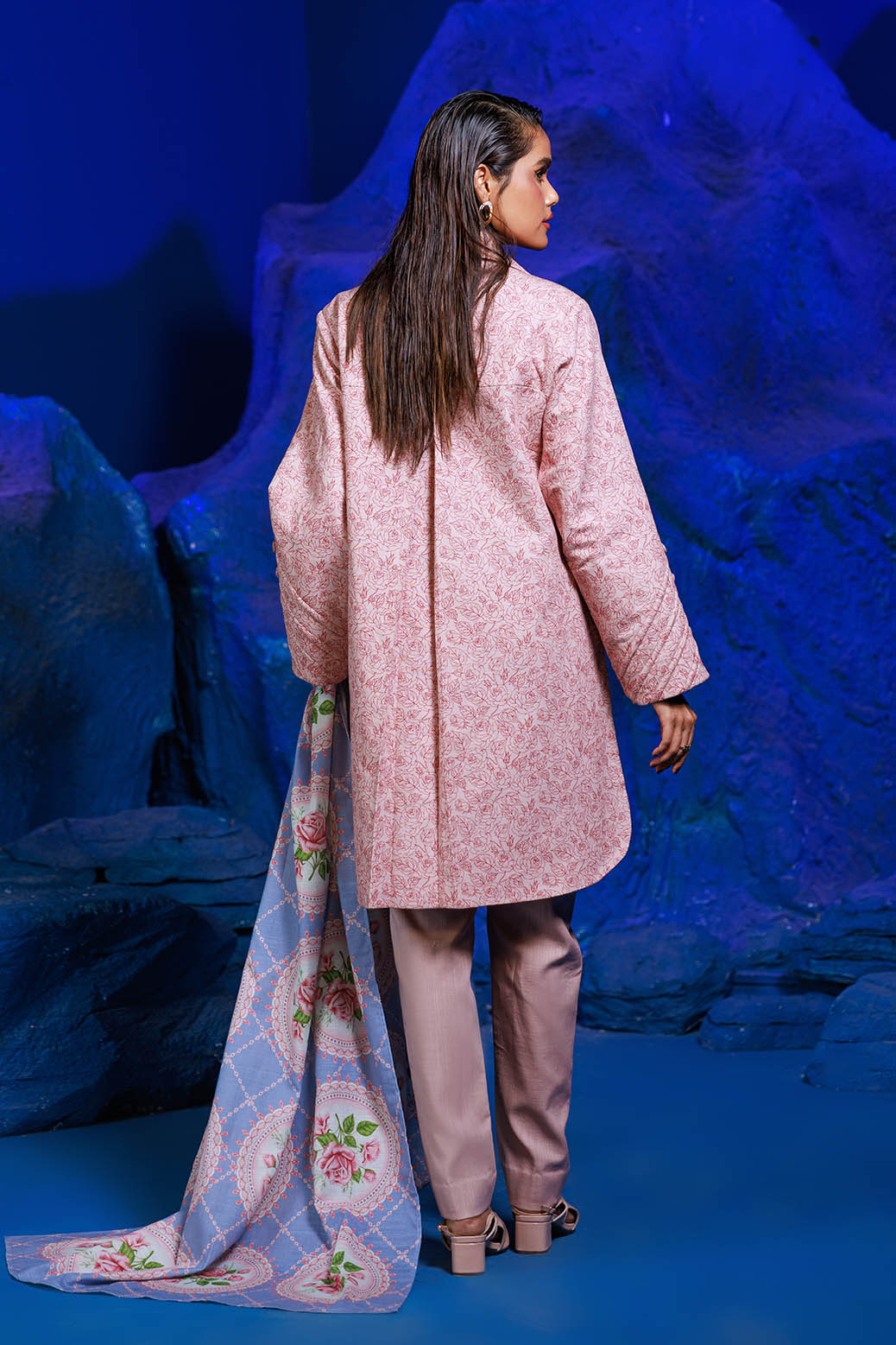 Bonanza Satrangi | Gossamer Pink 3 Pc (1W24P3P297)