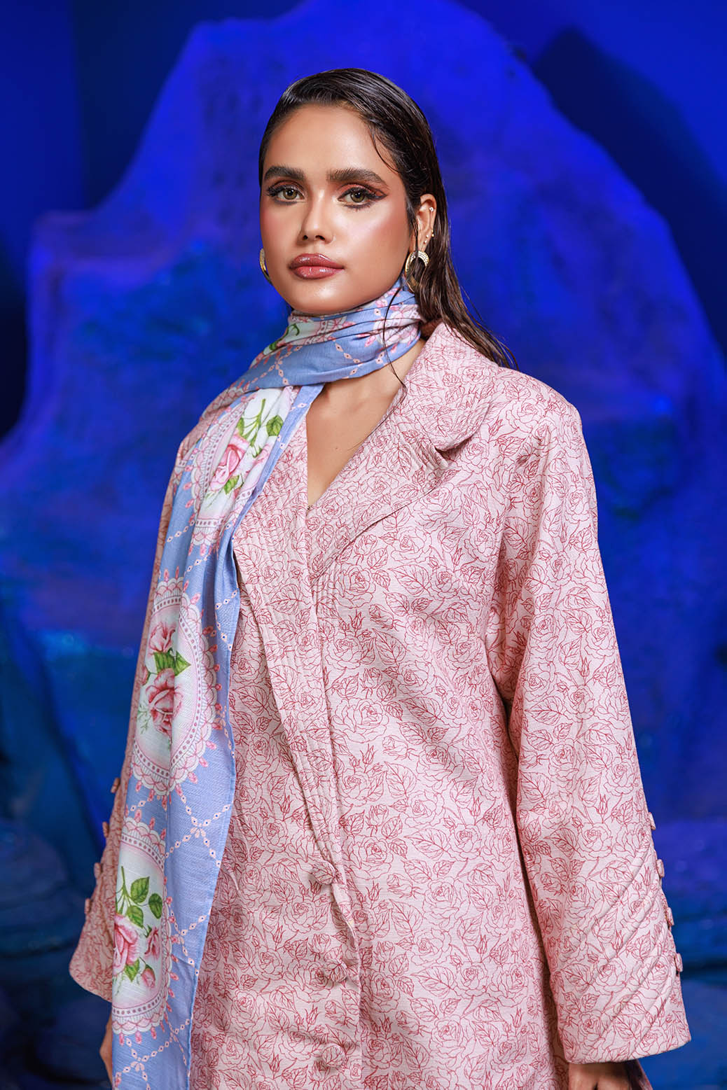 Bonanza Satrangi | Gossamer Pink 3 Pc (1W24P3P297)