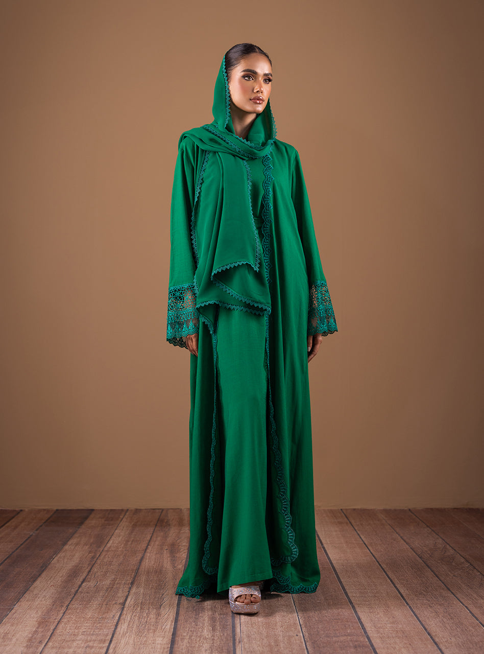 Zainab Chottani | Semi Formals | EMERALD FLAIR - Pakistani Designer Dress - by Zainab Chottani | Type: Formal - 100% Original at Saira Sultan