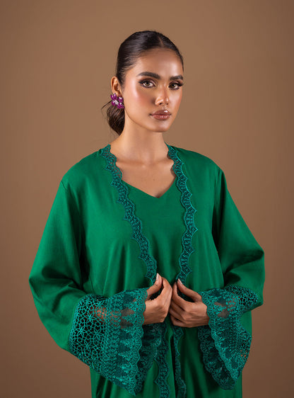 Zainab Chottani | Semi Formals | EMERALD FLAIR - Pakistani Designer Dress - by Zainab Chottani | Type: Formal - 100% Original at Saira Sultan