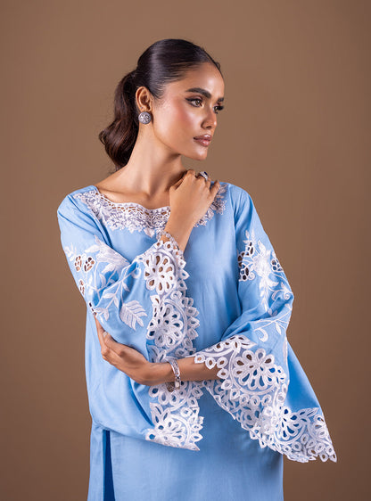 Zainab Chottani | Semi Formals | TIMELESS BLUE - Pakistani Designer Dress - by Zainab Chottani | Type: Formal - 100% Original at Saira Sultan