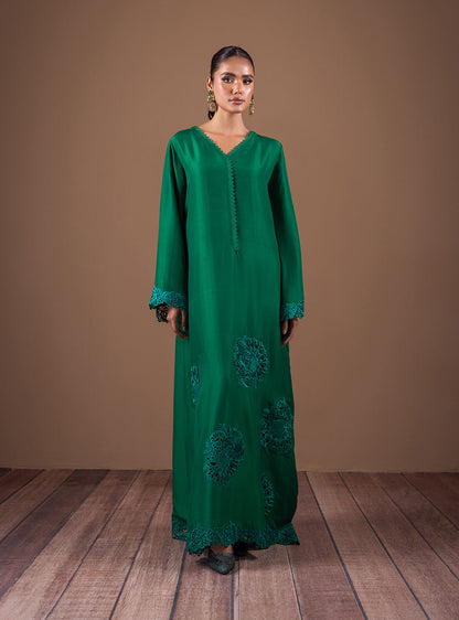 Zainab Chottani | Semi Formals | ENCHANTING EMERALD - Pakistani Designer Dress - by Zainab Chottani | Type: Formal - 100% Original at Saira Sultan