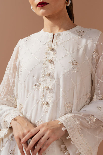 Cross Stitch | Luxe Atelier 25 | ANTIQUE WHITE M Ivory Chiffon