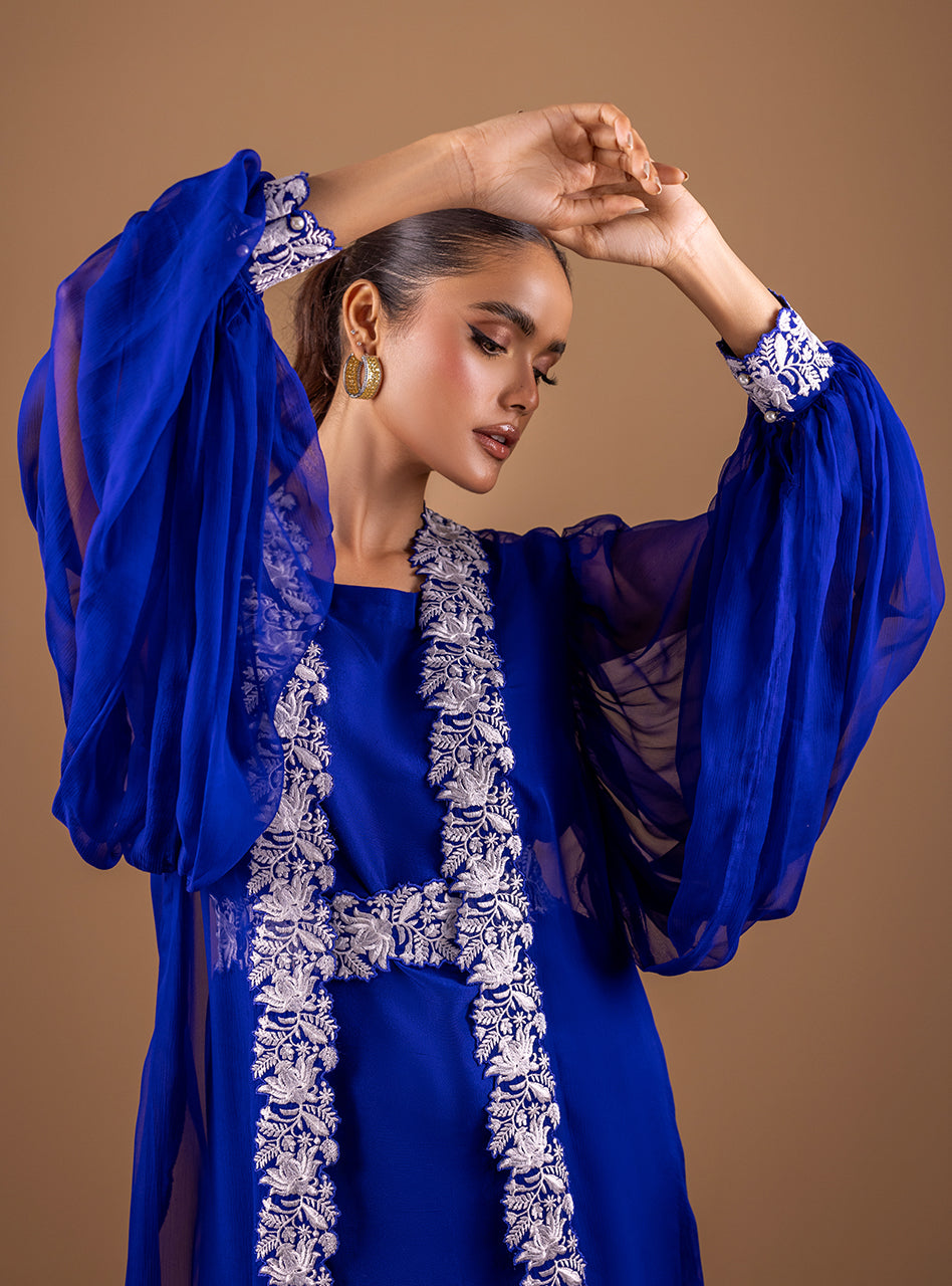 Zainab Chottani | Semi Formals | CARIBBEAN FLOW - Pakistani Designer Dress - by Zainab Chottani | Type: Formal - 100% Original at Saira Sultan