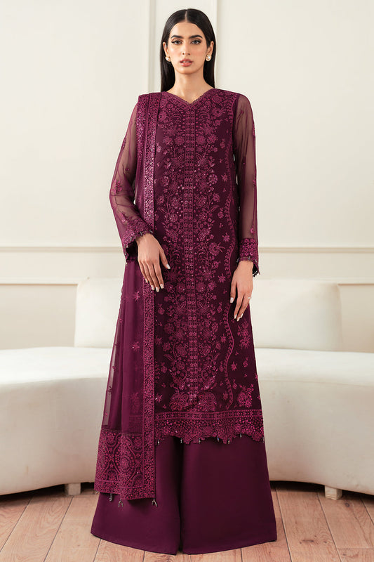 Farasha | Essence Formals 25 | Regal Violet - Pakistani Designer Dress - by Farasha - Type : Ladies Clothes - 100% Original at Saira Sultan