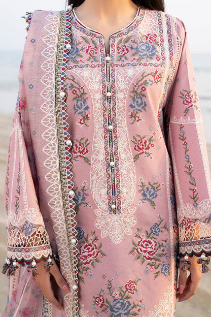 Jazmin | Shahkaar Luxury Lawn 25 | SL25-D2 XL Brownish Pink Lawn