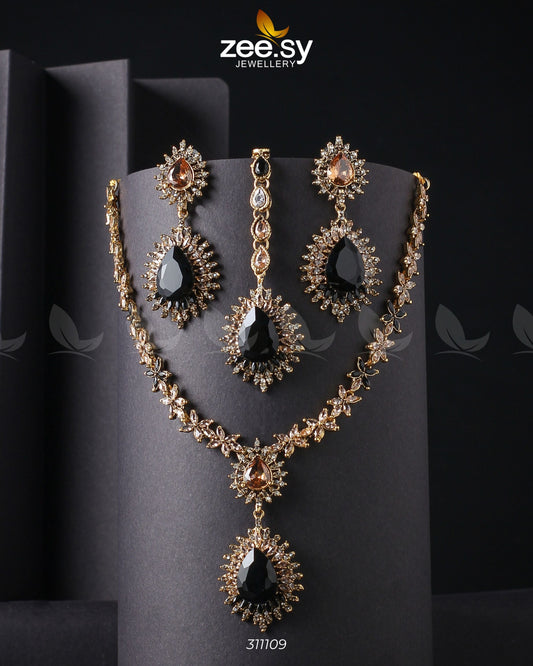Zilla Necklace Golden Black