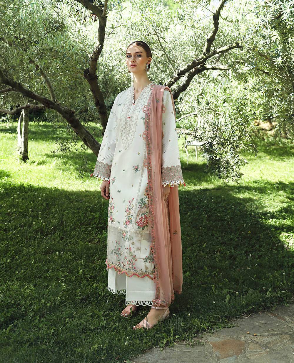 Republic Womenswear | Aylin Summer Lawn 24 | Camellia (D3-B) - Pakistani Designer Dress - by Republic Womenswear | Type: Luxury - 100% Original at Saira Sultan