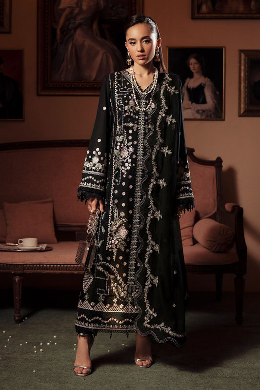 Nureh | Feya Eid Collection | FE-12 XS Black Lawn