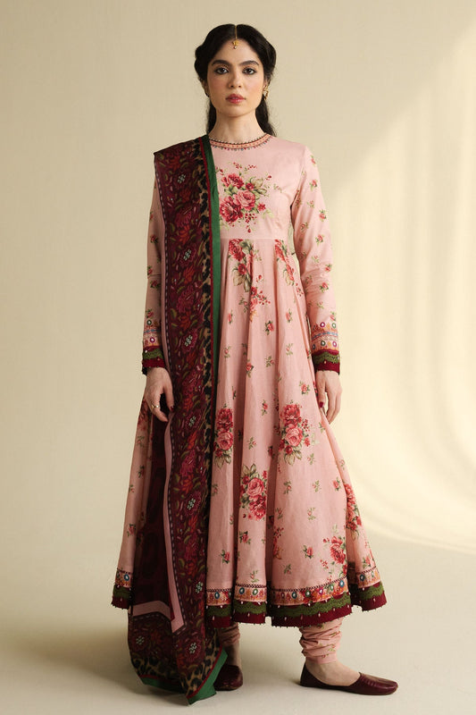 Zara Shahjahan | Anarkali 25 | Gulnaar-D5 - Pakistani Designer Dress - by Zara Shahjahan - Type : Ladies Clothes - 100% Original at Saira Sultan