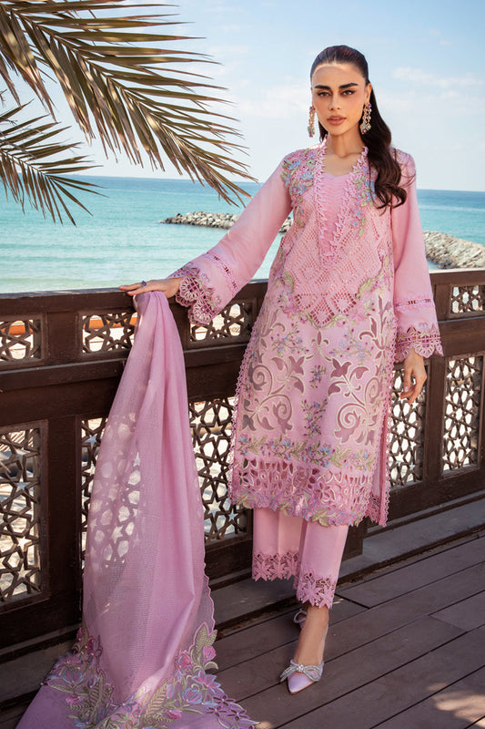 Rangrasiya | Premium Summer Lawn 25 | Natalia XS Pink Lawn