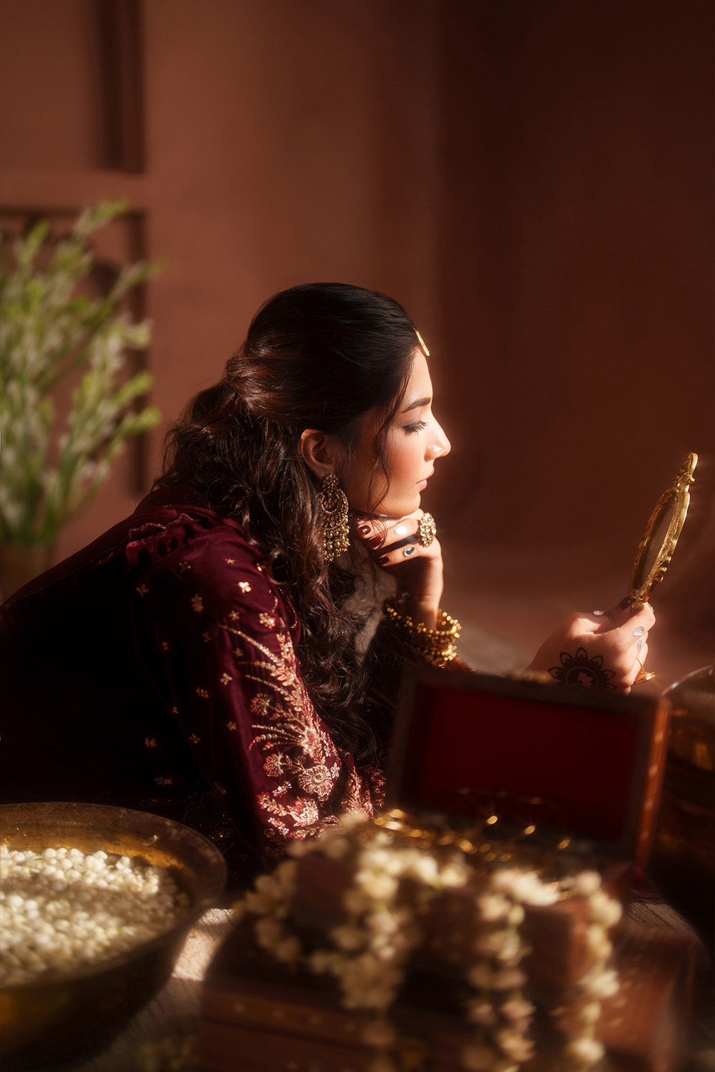 Iznik | Velvet 25 | IV-55 Embroidered Velvet by Iznik - Designer Dress - Type : Ladies Clothes - Available at Saira Sultan - 100% Original 