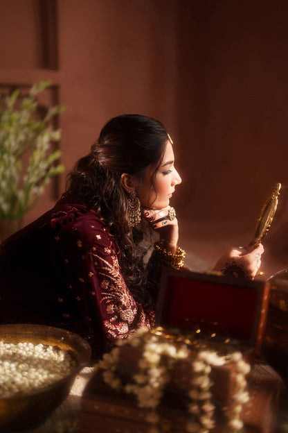 Iznik | Velvet 25 | IV-55 Embroidered Velvet by Iznik - Designer Dress - Type : Ladies Clothes - Available at Saira Sultan - 100% Original 