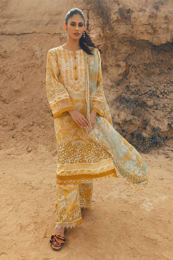 Nureh | Gardenia Lawn 24 | N-02 - Pakistani Designer Dress - by Nureh | Type: Luxury - 100% Original at Saira Sultan